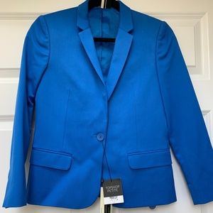 NWT TOPSHOP Petite Blue Blazer, Size US 2/EU 34/ UK 6